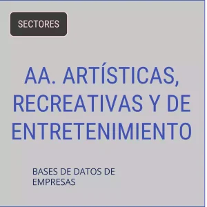 Base de datos de empresas de Actividades Artísticas, Recreativas Y De Entretenimiento