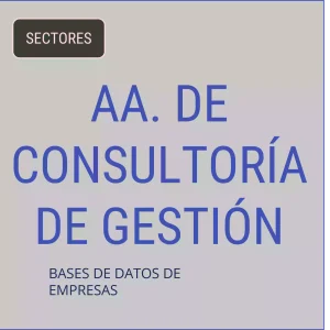 Base de datos de empresas de Actividades De Consultoría De Gestión