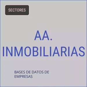 Base de datos de empresas de Actividades Inmobiliarias