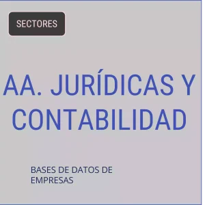 Base de datos de empresas de Actividades Jurídicas Y Contabilidad