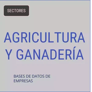 Base de datos de empresas de Agricultura Y Ganadería