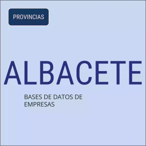 Base de datos de empresas en Albacete