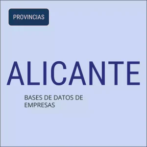 Base de datos de empresas en Alicante
