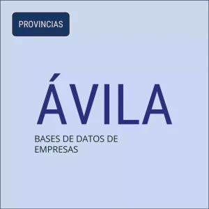 Base de datos de empresas en Ávila