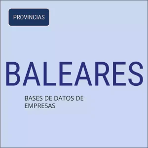 Base de datos de empresas en Baleares