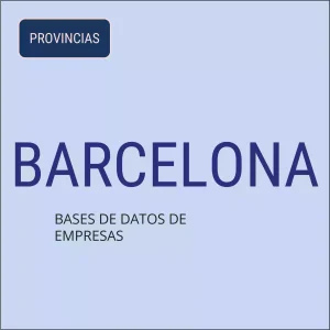 Base de datos de empresas en Barcelona