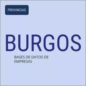 Base de datos de empresas en Burgos