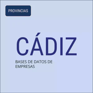 Base de datos de empresas en Cádiz