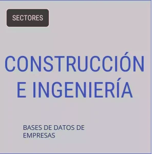 Base de datos de empresas de Construcción E Ingeniería