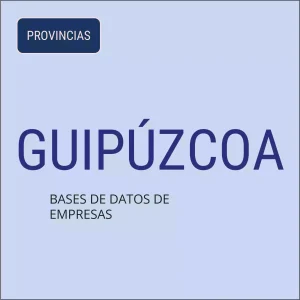 Base de datos de empresas en Guipúzcoa