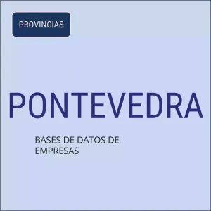 Base de datos de empresas en Pontevedra