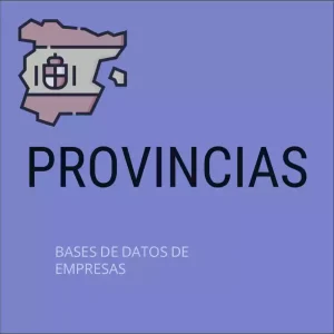 Base datos empresas Provincias de España