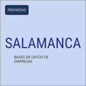 Base de datos de empresas en Salamanca