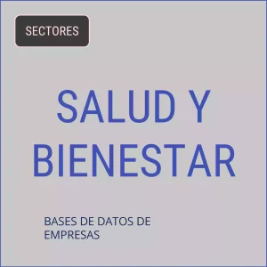 Base de datos de empresas de Salud Y Bienestar