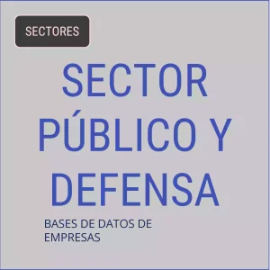 Base de datos de empresas de Sector Público Y Defensa