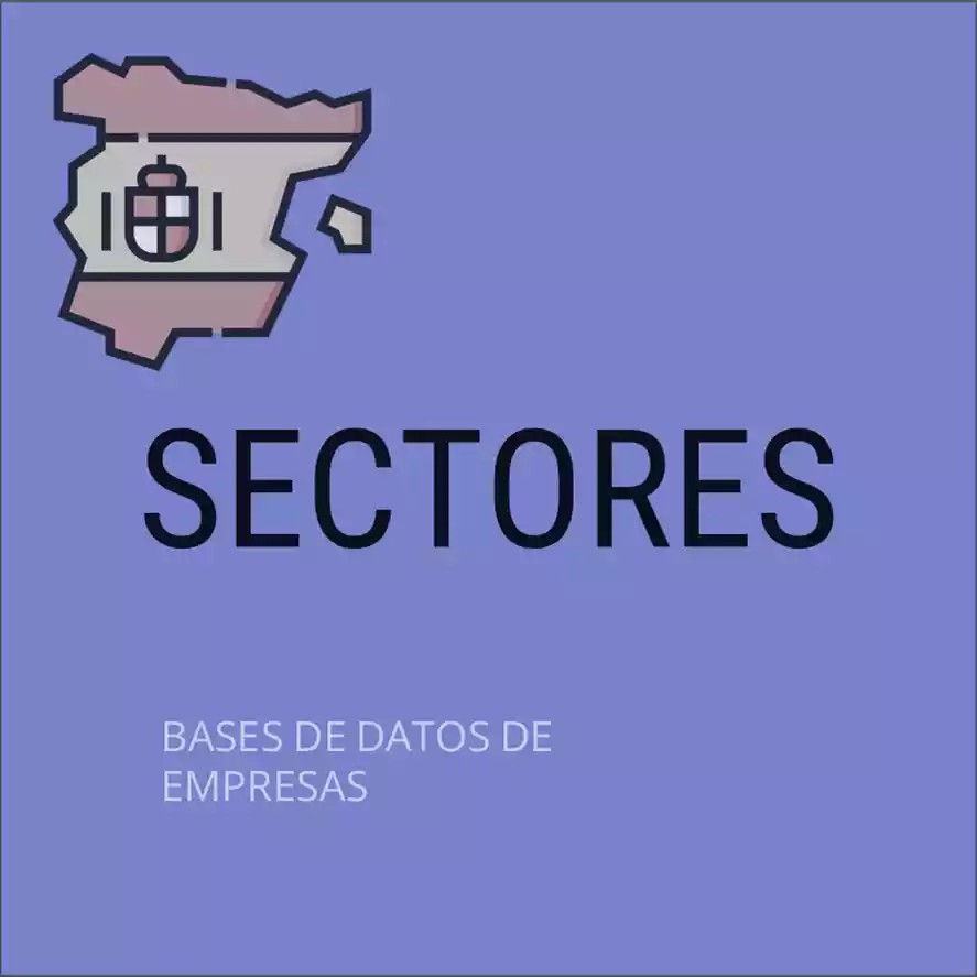 Base datos empresas Sectores de España