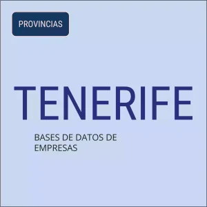 Base de datos de empresas en Tenerife