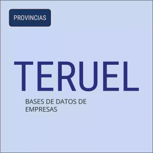 Base de datos de empresas en Teruel