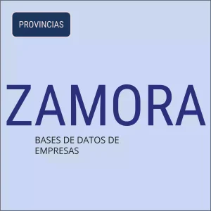 Base de datos de empresas en Zamora