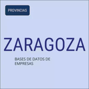 Base de datos de empresas en Zaragoza